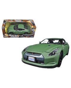 2008 Nissan GT-R R35 Matt Green 1/24 Diecast Model Car by Motormax 