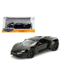 Lykan Hypersport Glossy Black 1/24 Diecast Model Cars by Jada