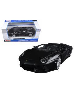 Lamborghini Aventador LP 700-4 Roadster Matt Black 1/24 Diecast Model Car  by Maisto