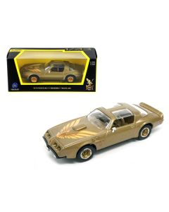 1979 Pontiac Firebird T/A Trans Am Gold 1/43 Diecast Model Car by Road Signature