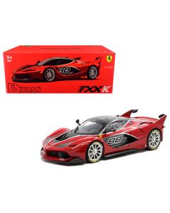 Ferrari FXX-K #88 Red "Signature Series" 1/18 Diecast Model Car by Bburago