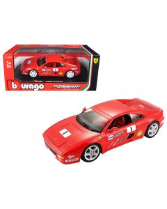 Ferrari F355 Challenge Red 1/24 Diecast Model Car by Bburago