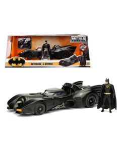 1989 Batmobile with Diecast Batman Figure 1/24 Diecast Model Car by Jada