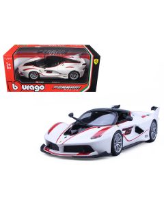 Ferrari Racing FXX-K #75 White 1/24 Diecast Model Car by Bburago