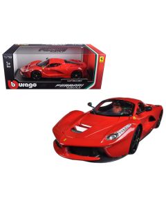 Ferrari LaFerrari F70 Red with Black Wheels 1/18 Diecast Model Car by Bburago