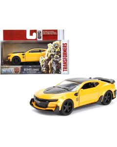 2016 Chevrolet Camaro Yellow Bumblebee with Robot on Chassis "Transformers: The Last Knight" (2017) Movie 1/32 Diecast Model Car by Jada