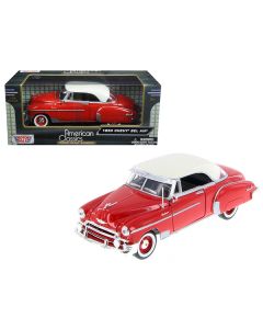 1950 Chevrolet Bel Air Red 1/24 Diecast Car Model by Motormax