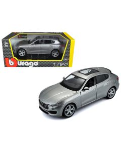 Maserati Levante Silver 1/24 Diecast Model Car by Bburago