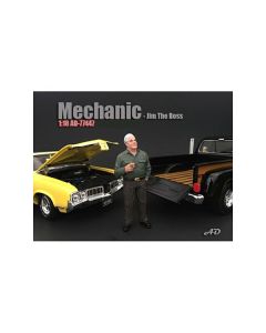 Mechanic Jim The Boss Figurine for 1/18 Scale Models by American Diorama