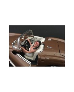 Female Driving Figurine for 1/18 Scale Models by American Diorama