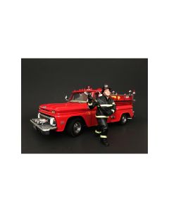 Firefighter with Axe Figurine / Figure For 1:18 Models by American Diorama