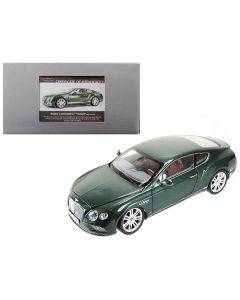 2016 Bentley Continental GT LHD Verdant Green 1/18 Diecast Model Car by Paragon