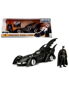 1995 Batman Forever Batmobile with Diecast Batman Figure 1/24 Diecast Model Car by Jada