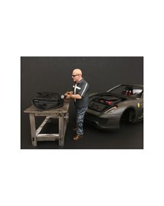 "Chop Shop" Mr. Fabricator Figurine for 1/18 Scale Models by American Diorama