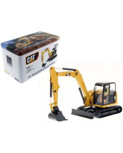 CAT Caterpillar 308E2 CR SB Mini Hydraulic Excavator with Working Tools and Operator "High Line Series" 1/32 Diecast Model by Diecast Masters