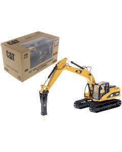 CAT Caterpillar 320D L Hydraulic Excavator with Hammer and Operator "Core Classics Series" 1/50 Diecast Model by Diecast Masters