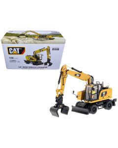 CAT Caterpillar M318F Wheeled Excavator with Operator "High Line Series" 1/50 Diecast Model by Diecast Masters