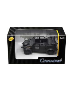 Volkswagen Kubelwagen Convertible K Type 82 Black 1/43 Diecast Model Car by Cararama