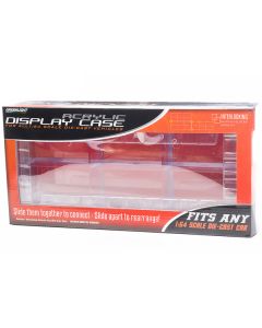 Acrylic Display Case 6-Car Connecting for 1/64 Scale Models by Greenlight