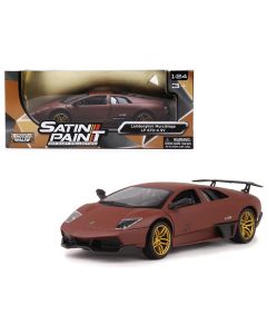 Lamborghini Murcielago LP 670-4 SV Matte Brown 1/24 Diecast Model Car by Motormax