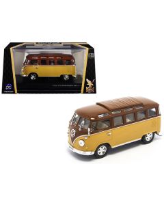 1962 Volkswagen Microbus Van Bus Brown 1/43 Diecast Model by Road Signature