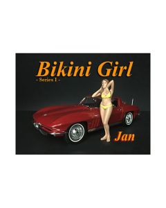 Jan Bikini Calendar Girl Figure for 1/18 Scale Models by American Diorama