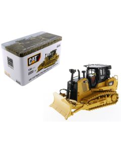 CAT Caterpillar D7E Track Type Tractor Dozer in Pipeline Configuration with Operator "High Line Series" 1/50 Diecast Model by Diecast Masters