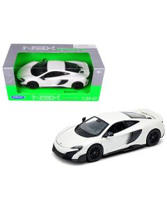 McLaren 675LT Coupe White 1/24-1/27 Diecast Model Car by Welly