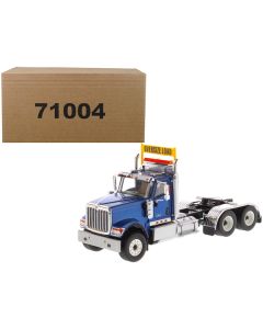 International HX520 Day Cab Tandem Tractor Blue 1/50 Diecast Model by Diecast Masters