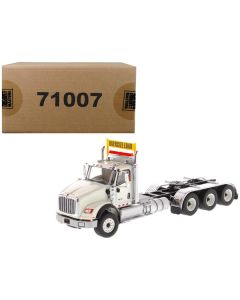 International HX620 Day Cab Tridem Tractor White 1/50 Diecast Model by Diecast Masters