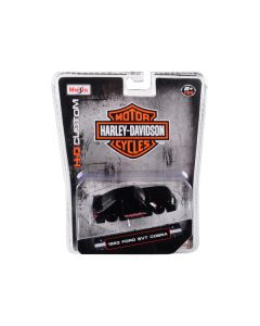 1993 Ford SVT Cobra Black "Harley Davidson" 1/64 Diecast Model Car by Maisto