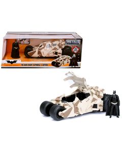 "The Dark Knight" Batmobile with Batman Diecast Figure Camouflage Version "DC Comics" Series 1/24 Diecast Model Car by Jada