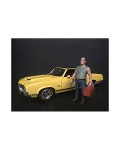 Sam with Tool Box Figurine for 1/18 Scale Models by American Diorama