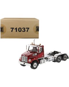 Western Star 4700 SF Tandem Day Cab Tractor Metallic Red 1/50 Diecast Model by Diecast Masters