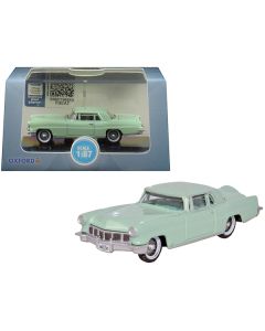 1956 Lincoln Continental Mark II Summit Green 1/87 (HO) Scale Diecast Model Car by Oxford Diecast