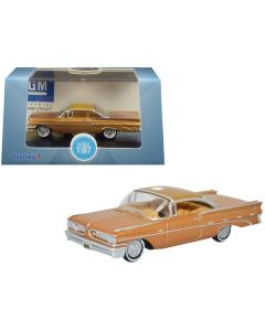 1959 Pontiac Bonneville Coupe Canyon Copper Metallic 1/87 (HO) Scale Diecast Model Car by Oxford Diecast