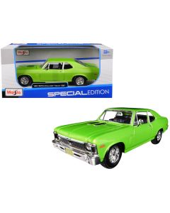 1970 Chevrolet Nova SS Metallic Green 1/24 Diecast Model Car by Maisto