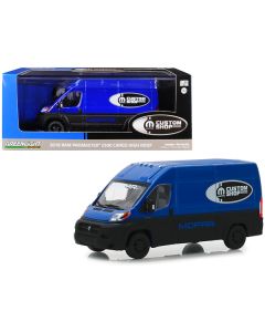 2018 RAM ProMaster 2500 Cargo Van High Roof Blue and Black "MOPAR Custom Shop" 1/43 Diecast Model Car by Greenlight