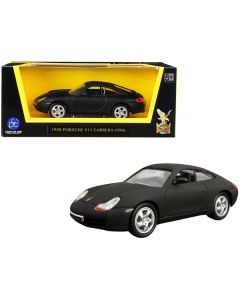 1998 Porsche 911 (996) Carrera Matt Black 1/43 Diecast Model Car by Road Signature