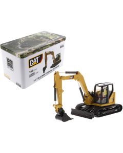 CAT Caterpillar 309 CR Next Generation Mini Hydraulic Excavator with Work Tools and Operator "High Line" Series 1/50 Diecast Model by Diecast Masters