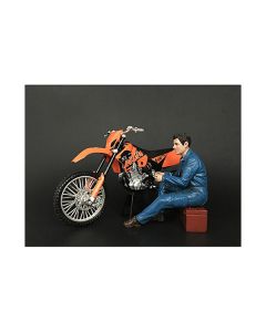 Mechanic Michael Figurine for 1/12 Scale Motorcycle Models by American Diorama