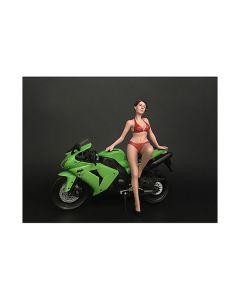 Hot Bike Model Elizabeth Figurine for 1/12 Scale Motorcycle Models by American Diorama