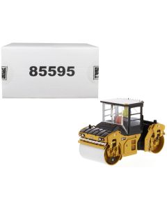 CAT Caterpillar CB-13 Tandem Vibratory Roller with Cab and Operator "High Line Series" 1/50 Diecast Model by Diecast Masters