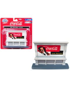 Outdoor Billboard "Coca Cola" for 1/87 (HO) Scale Models by Classic Metal Works