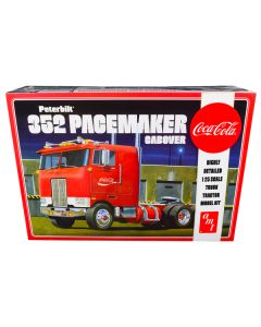 Skill 3 Model Kit Peterbilt 352 Pacemaker Cabover Truck "Coca-Cola" 1/25 Scale Model by AMT