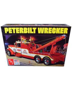 Skill 3 Model Kit Peterbilt Wrecker Tow Truck 1/25 Scale Model by AMT