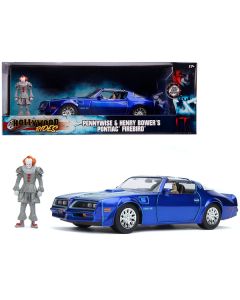 Henry Bower's Pontiac Firebird Trans Am Candy Blue with Pennywise Diecast Figurine 