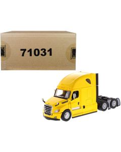 Freightliner New Cascadia Sleeper Cab Truck Tractor Yellow 1/50 Diecast Model by Diecast Masters