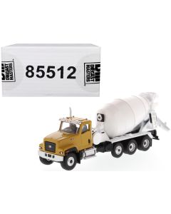 CAT Caterpillar CT681 Concrete Mixer Yellow and White "High Line" Series 1/87 (HO) Scale Diecast Model by Diecast Masters