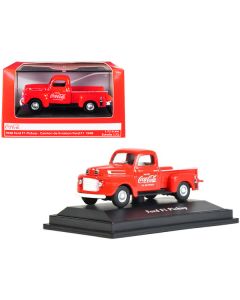 1948 Ford F1 Pickup Truck "Coca-Cola" Red 1/72 Diecast Model Car by Motorcity Classics